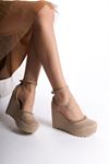 STARLİFE Vizon Platform Yüksek Taban Kadın Ayakkabı